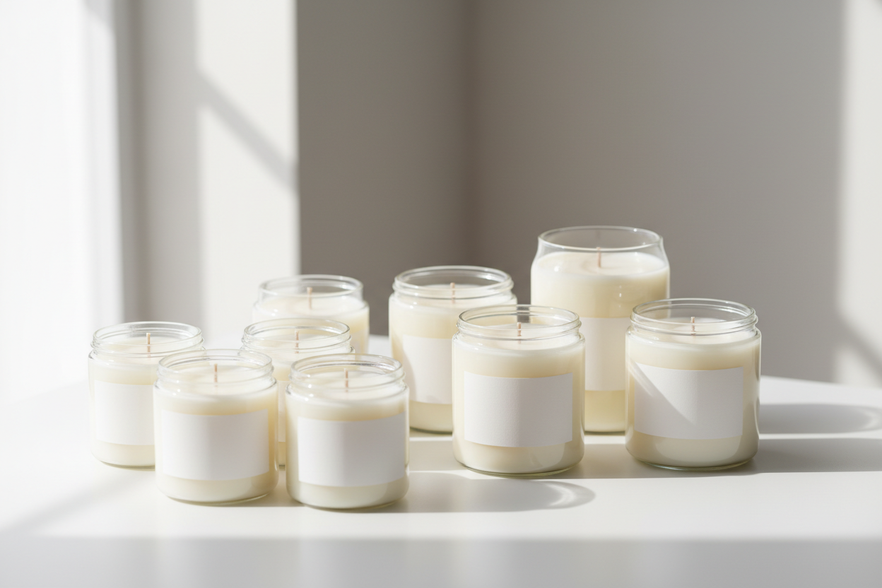 Świece sojowe white label - minimalne zamówienie i terminy realizacji
