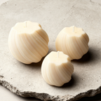 Díszes szójagyertyák szettje nappaliba Pillér Twirl & Twist S + M + L illattal Blue Haze