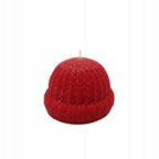 Ünnepi szójagyertya SAPKA Díszes gyertya Otthoni dekoráció ILLATOS