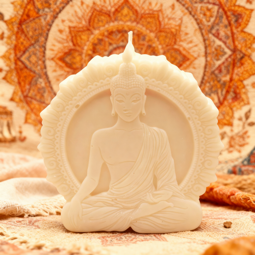 Dekorativní sójová svíčka Meditující Buddha Asian Tales