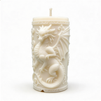 Lumânare decorativă din ceară de soia cilindrică Dragon