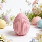 Vela de soja decorativa de Pascua Huevo rosa Citrus Harmony 135g
