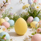 Dekoratív húsvéti szójagyertya Sárga tojás Citrus Harmony, 135g