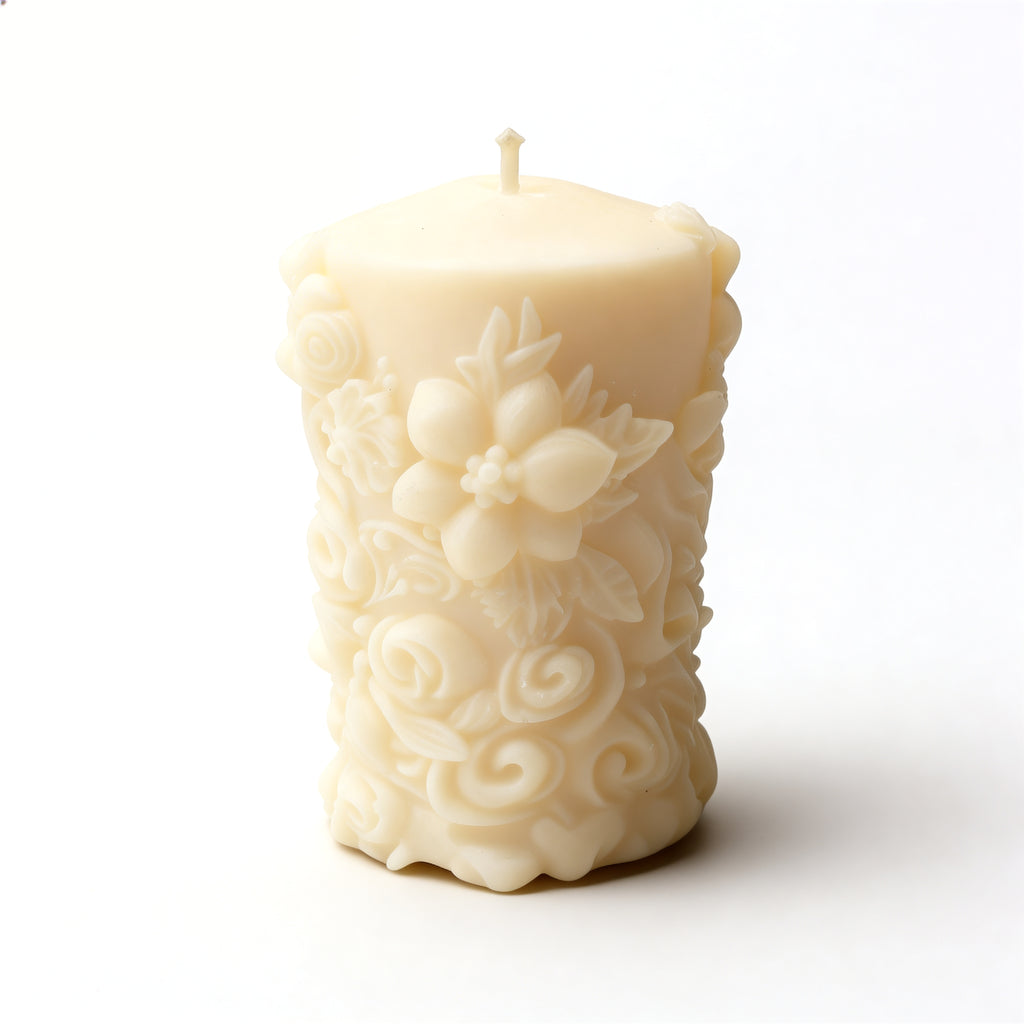 Lumânare de soia cilindrică Flower Burst parfumată Paris 100g