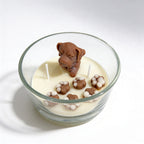 Sojakerze im Glas Pfotenabdrücke 105g