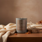 Vela de soja aromática Velvet Cashmere Regular jazmín, lima, ozono y almizcle 150g