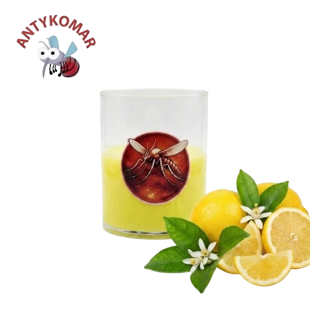 Κερί κατά των κουνουπιών CITRONELLA, κεράκι κατά των κουνουπιών 10 ώρες