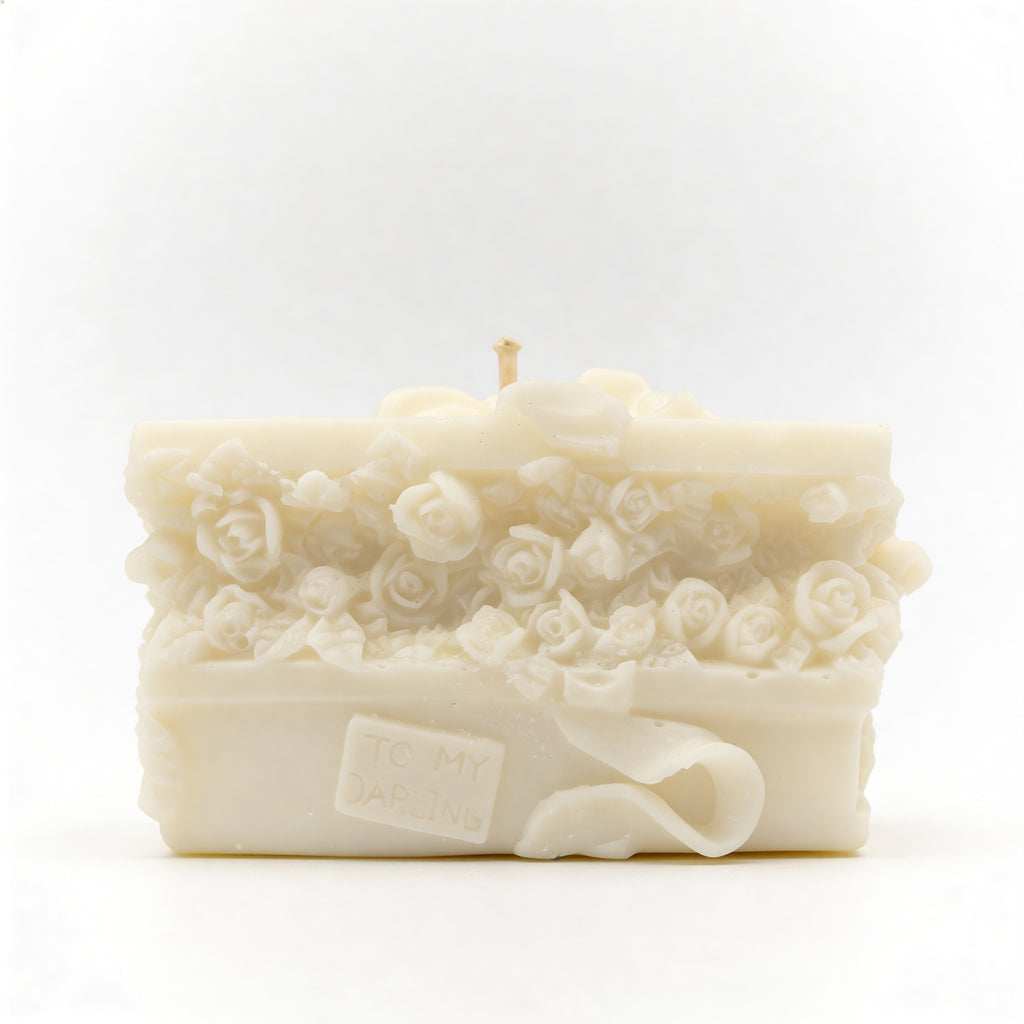 Paris Flowers scented soy candle 125g