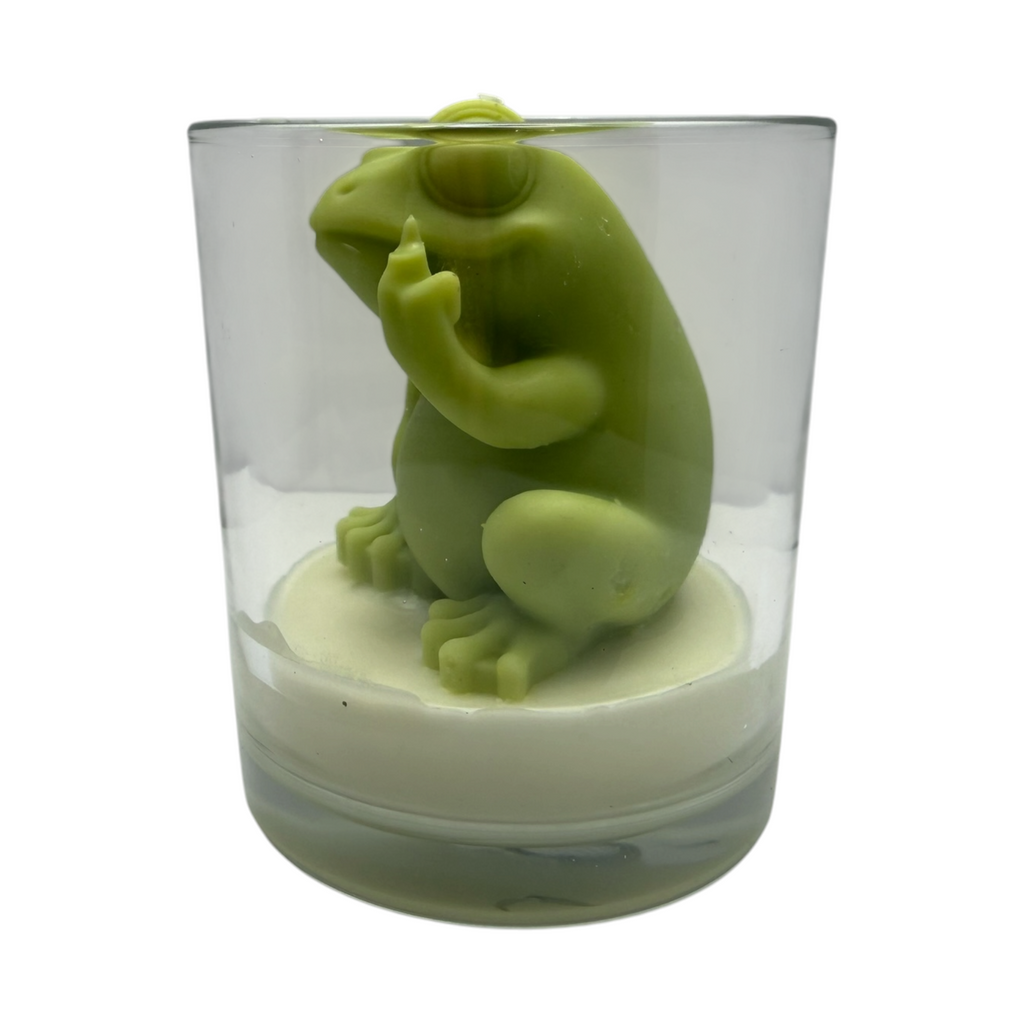 Decorative Soy Candle Funny Frog F*ck U Scent Candy Cloud - Funny Gift 100g