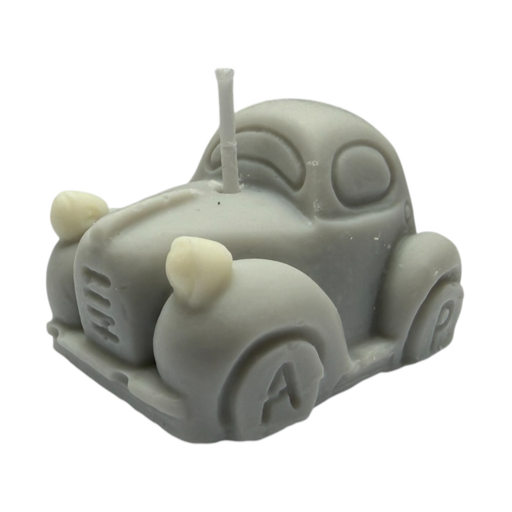 Decorative scented soy candle in the shape of a car Retro Car Dark Code 55g