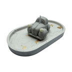 Decorative scented soy candle in the shape of a car Retro Car Dark Code 55g