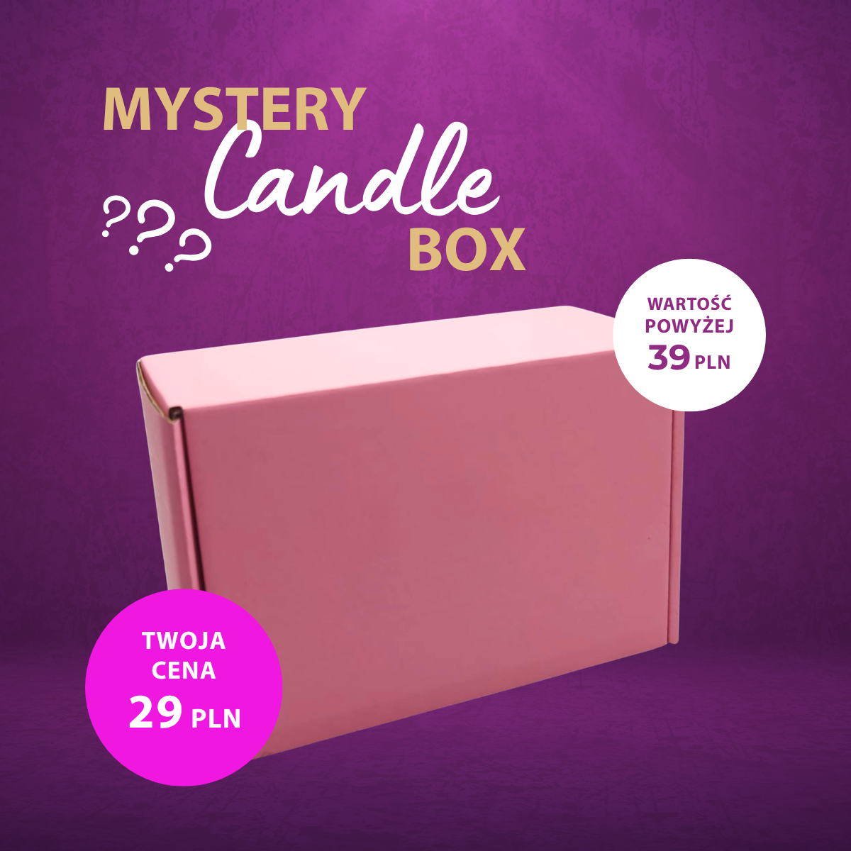 Vonná Candle Mystery Box 39 se svíčkami – překvapující dárek ScentLoop