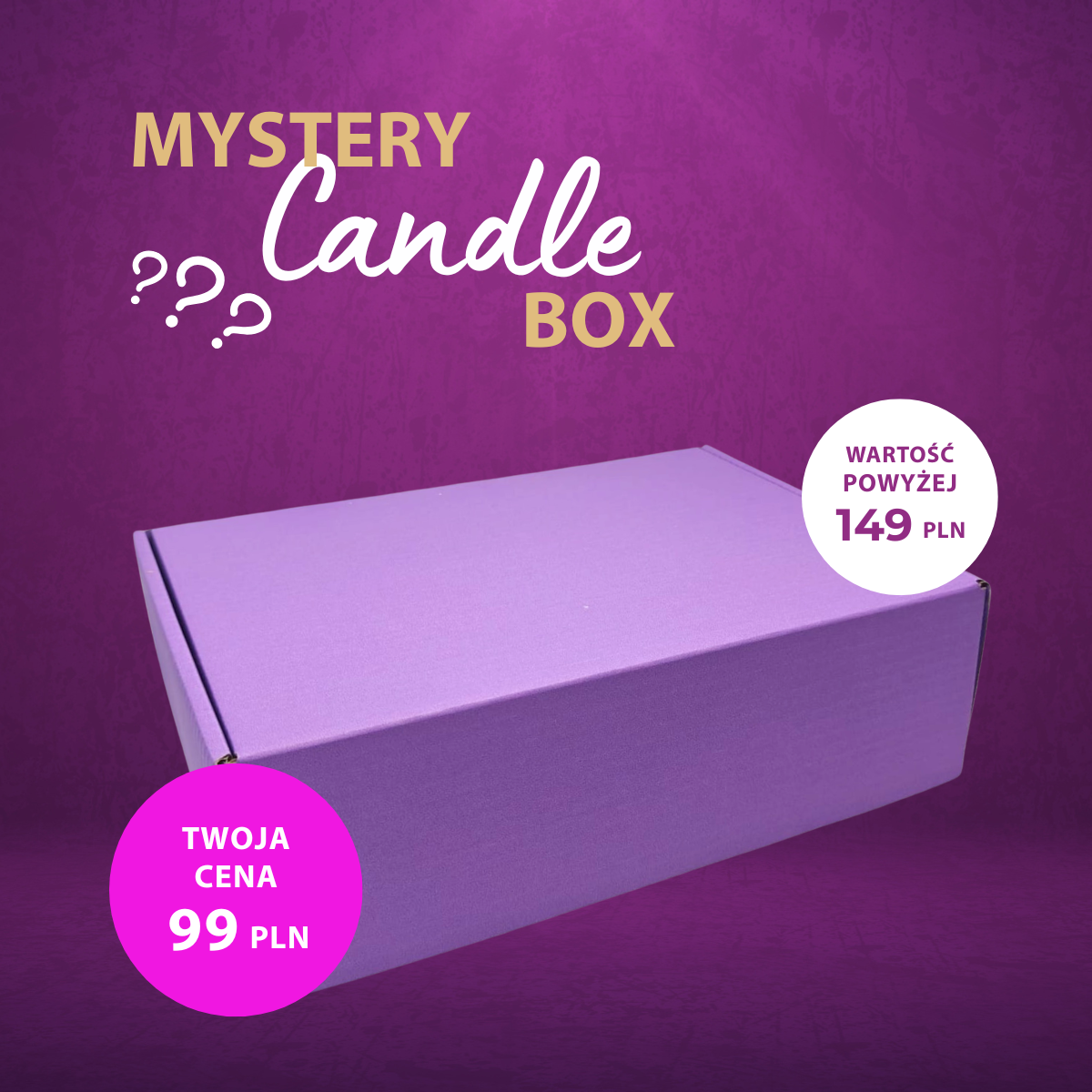 Vonná Candle Mystery Box 149 se svíčkami – překvapující dárek ScentLoop