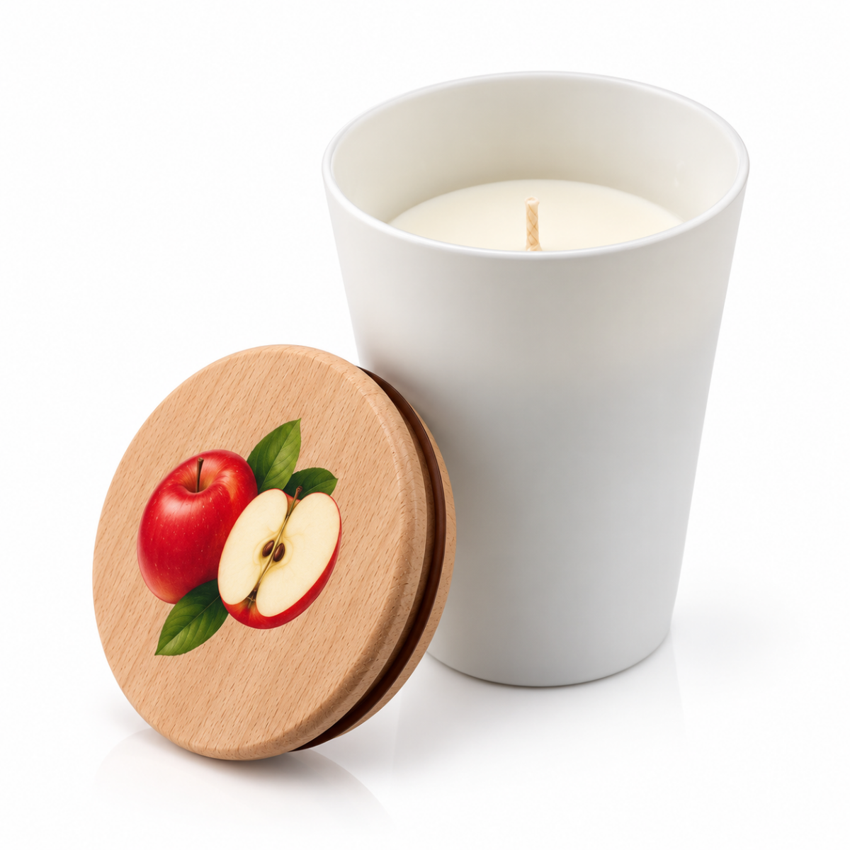Kvapnioji sojų žvakė obuolys GARDEN Obuolys 150g iki 40 val.