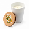 Scented soy candle chamomile GARDEN Chamomile 150g up to 40h