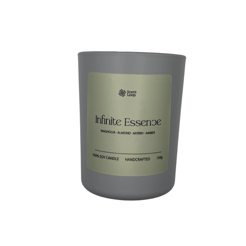 Świeca sojowa zapachowa Infinite Essence magnolia, migdał i mirra Regular 150g