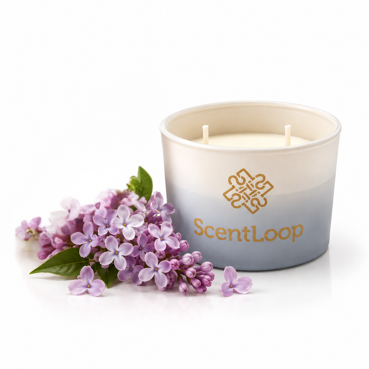 Just Lilac Intense Soy Lilac Scented Candle 100g up to 25h