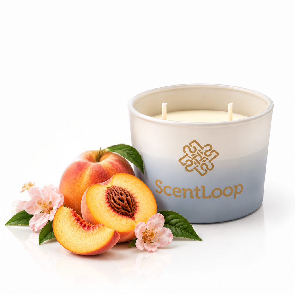 Sojová vonná svíčka broskvová Just Peach Intense 100g do 25h