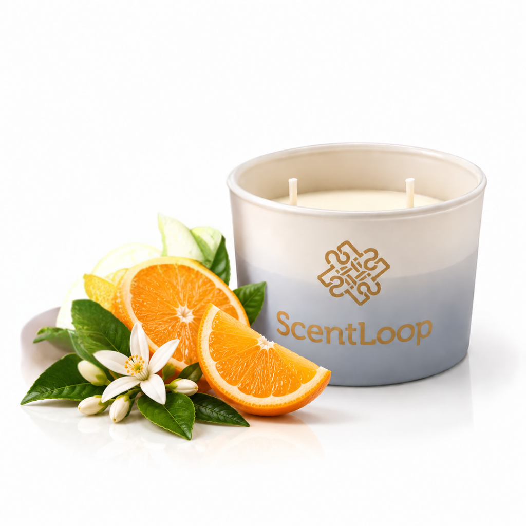 Sojakaars met sinaasappelgeur Just Orange Intense 100g tot 25u