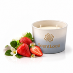 Candela di soia al profumo di fragola Just Strawberry Intense 100g fino a 25h