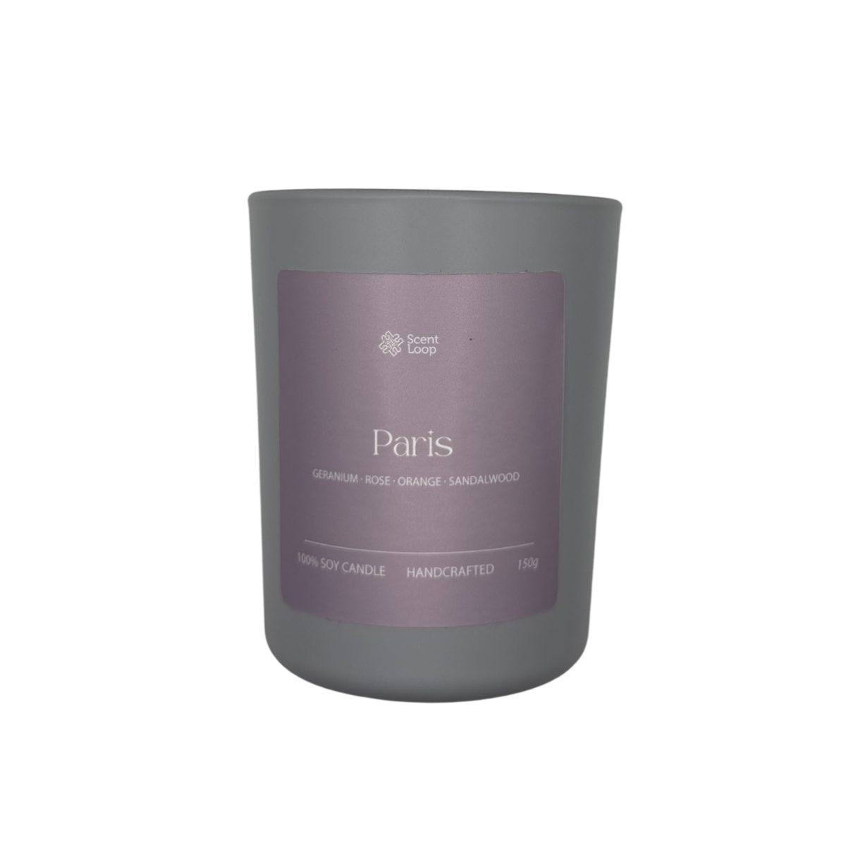 Świeca sojowa zapachowa Paris J'adore mandarynka, jaśmin i wanilia Regular 150g