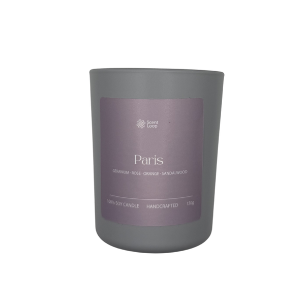 Świeca sojowa zapachowa Paris J'adore mandarynka, jaśmin i wanilia Regular 150g