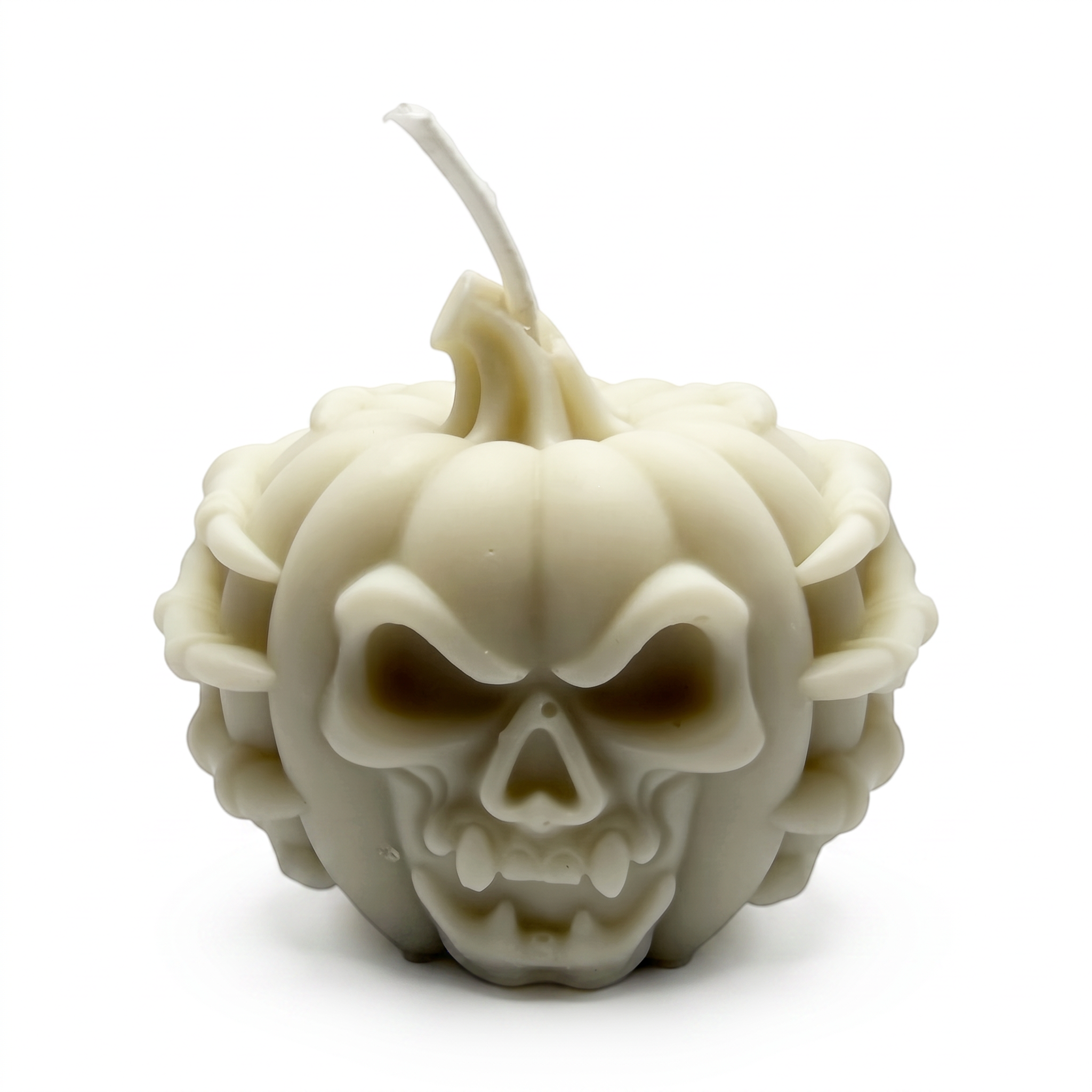 Sojagyertya Halloween szürke, kísérteties tök figura, Pumpkin Spice illattal, 125 g