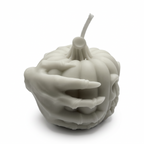 Sojagyertya Halloween szürke, kísérteties tök figura, Pumpkin Spice illattal, 125 g