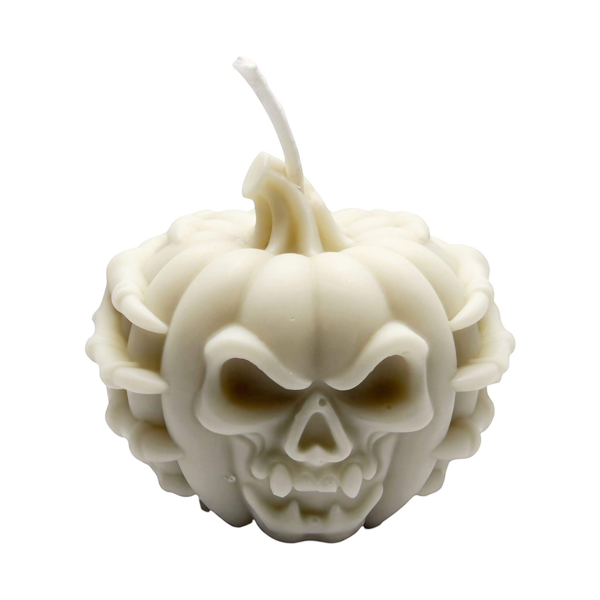 Sojagyertya Halloween szürke, kísérteties tök figura, Pumpkin Spice illattal, 125 g