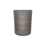 Vela de soja aromática Velvet Cashmere Regular jazmín, lima, ozono y almizcle 150g