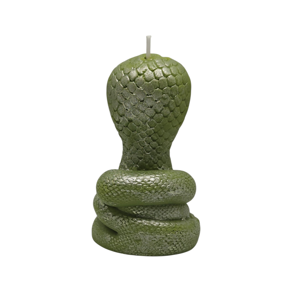 Lumânare decorativă parfumată din ceară de soia Șarpe Cobra Dark Code 164g