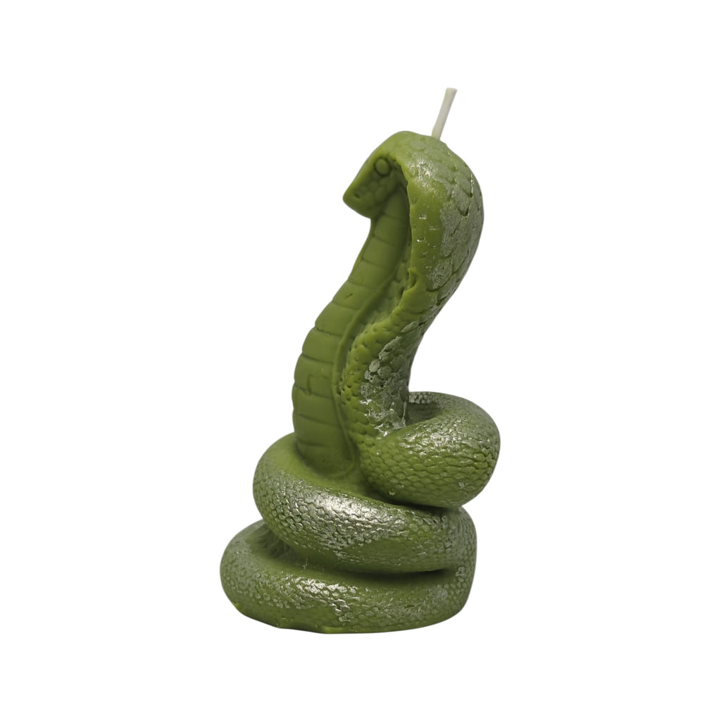 Lumânare decorativă parfumată din ceară de soia Șarpe Cobra Dark Code 164g