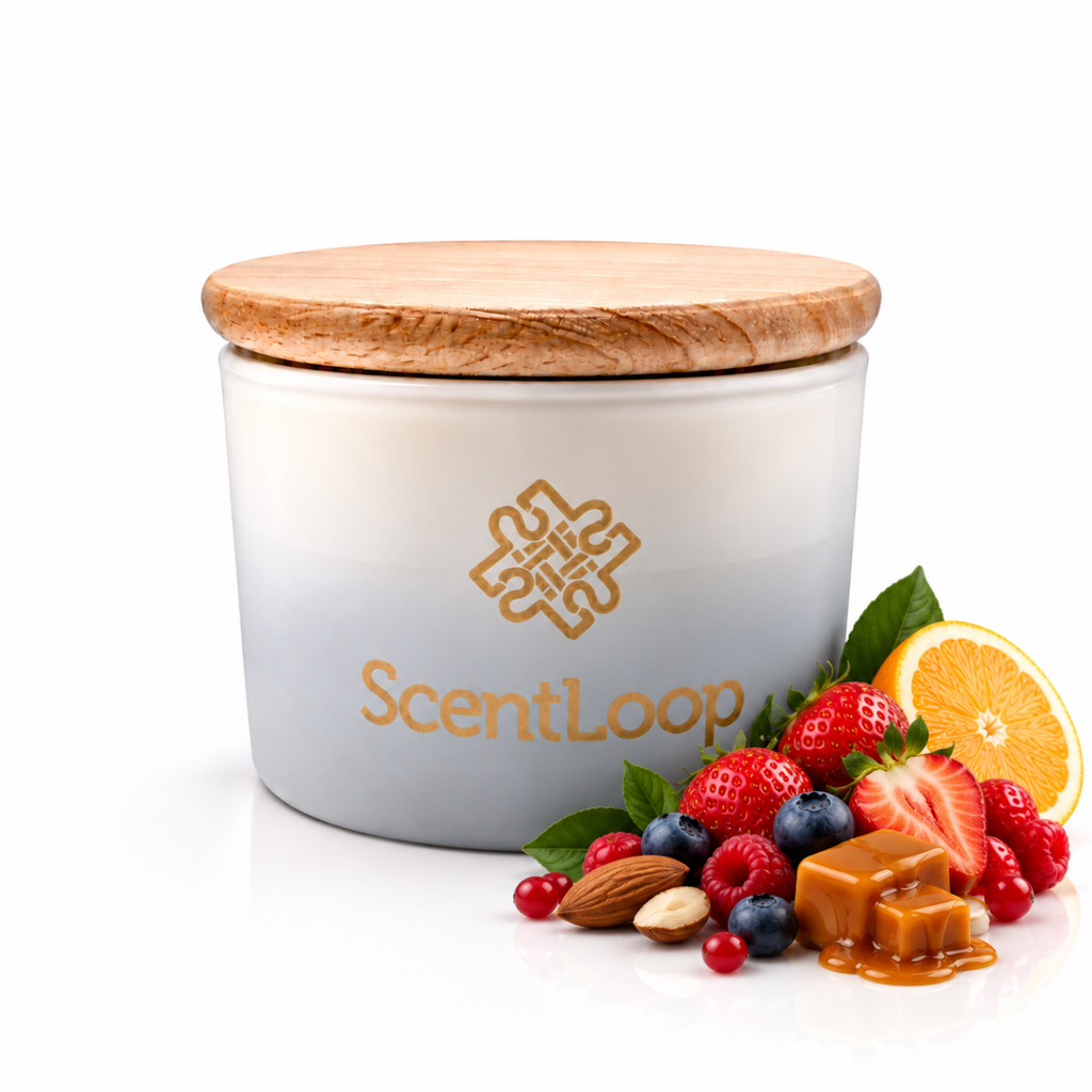 Soyavoks duftlys med skogsbær Berry Mood Intense 100g