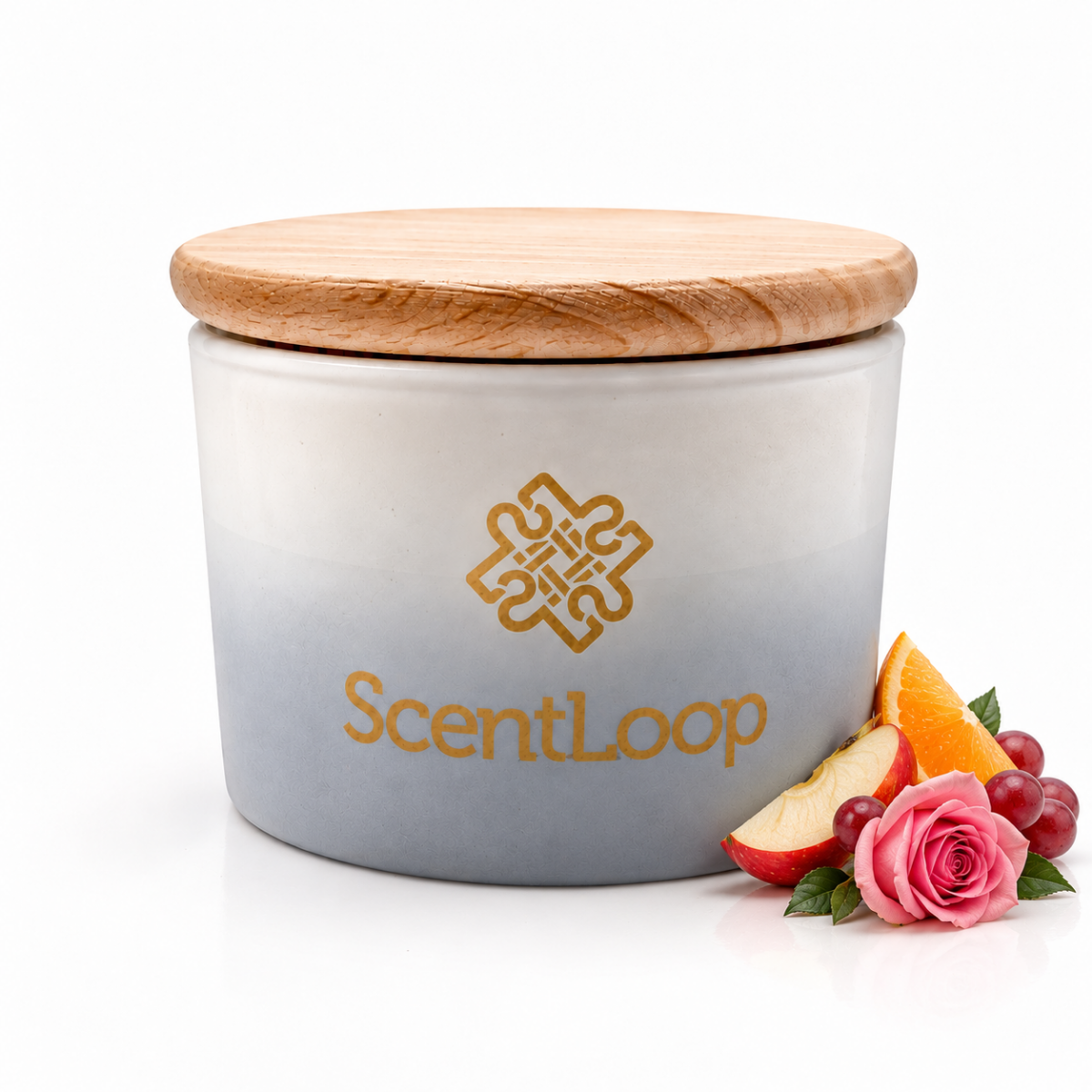 Fruity and Fresh Scented Soy Candle Blue Haze Intense 100g