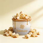 Szójagyertya pattogatott kukorica és karamell illattal Caramel Popcorn Intense 100g