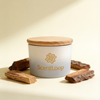 Vela de soja aromática con aroma a madera de cedro Cedar Wood Intense 100g