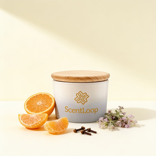 Citrus Harmony Intense Scented Soy Candle 100g