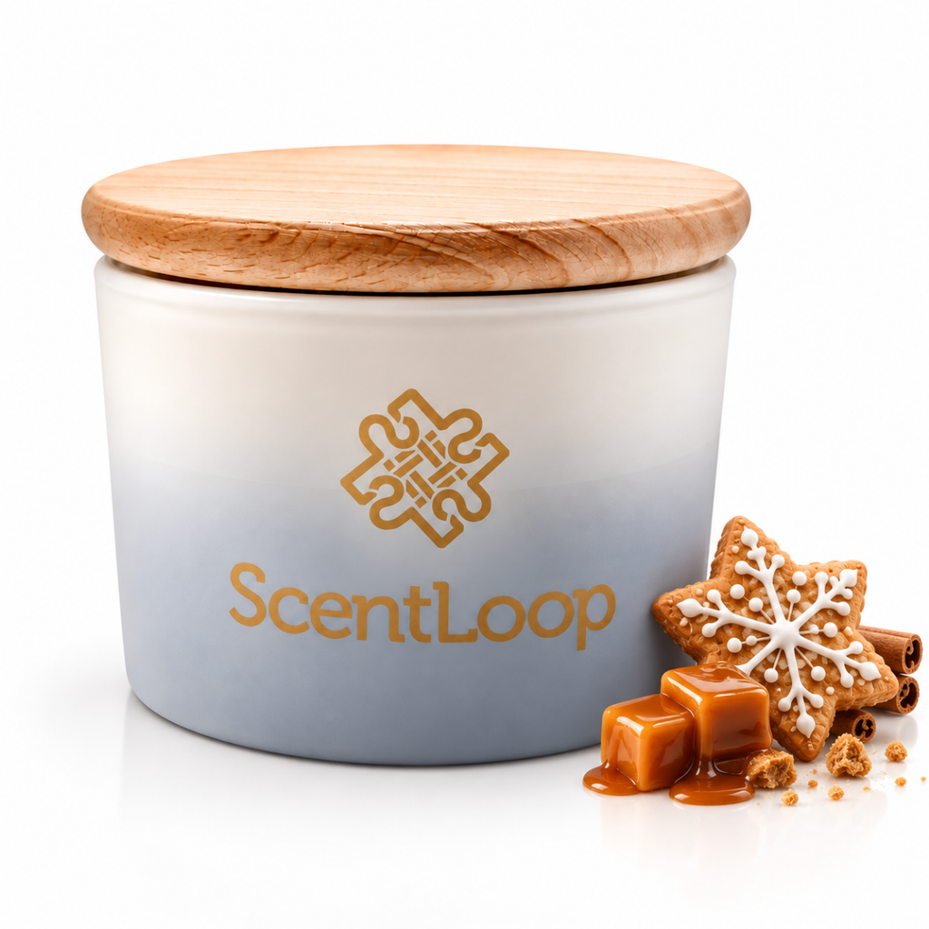 Bougie parfumée en cire de soja Cookie & Cozy Intense 100g
