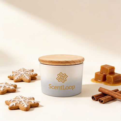 Αρωματικό κερί σόγιας με άρωμα μπισκότου Cookie & Cozy Intense 100g