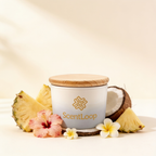 Trópusi szójagyertya, az Escada Pacific Paradise Dominicana Intense parfümök ihlette 100g
