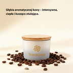 Vela de soja con aroma a café Just Coffee Intense, 100 g, hasta 25 h