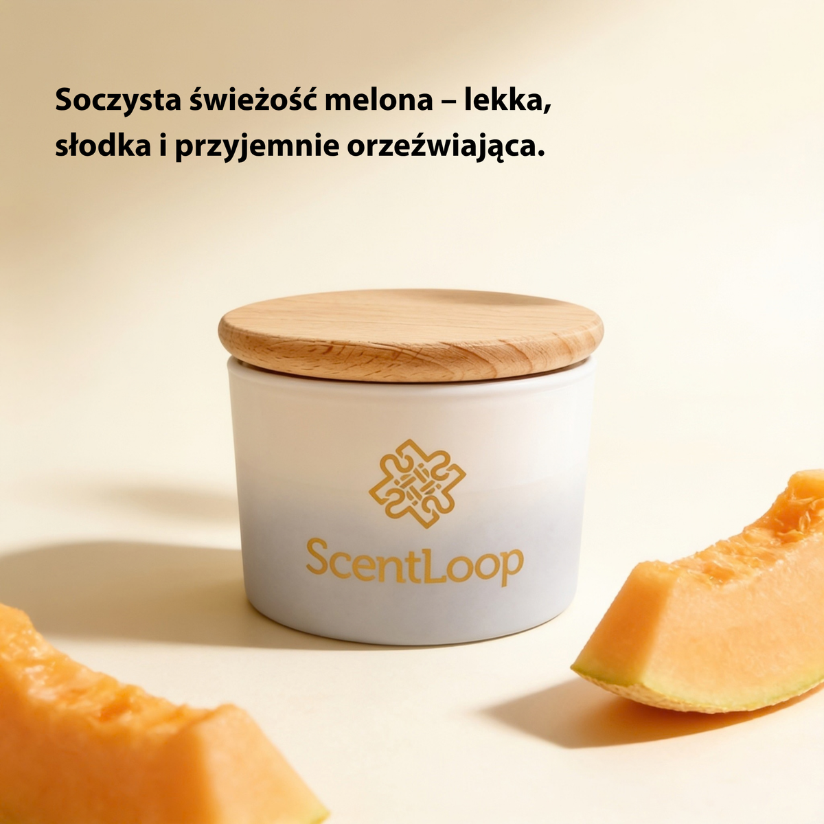 Vela de soja con aroma a melón Just Melon Intense 100g hasta 25h
