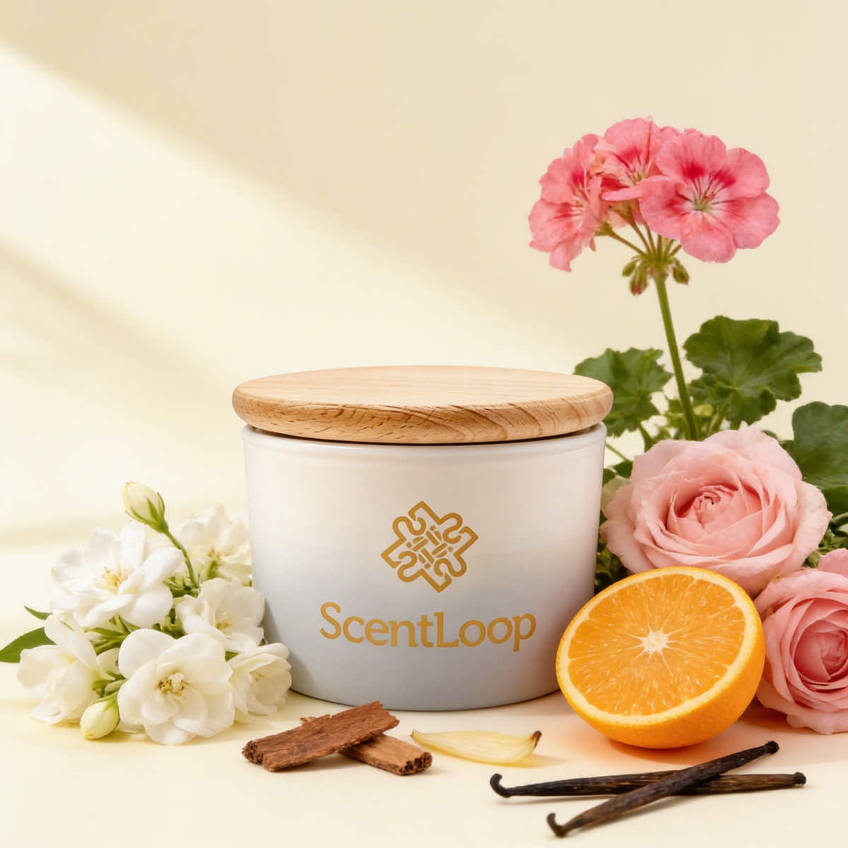 Elegant soy candle inspired by J'adore Paris perfume (formerly Paris Night) Intense 100g