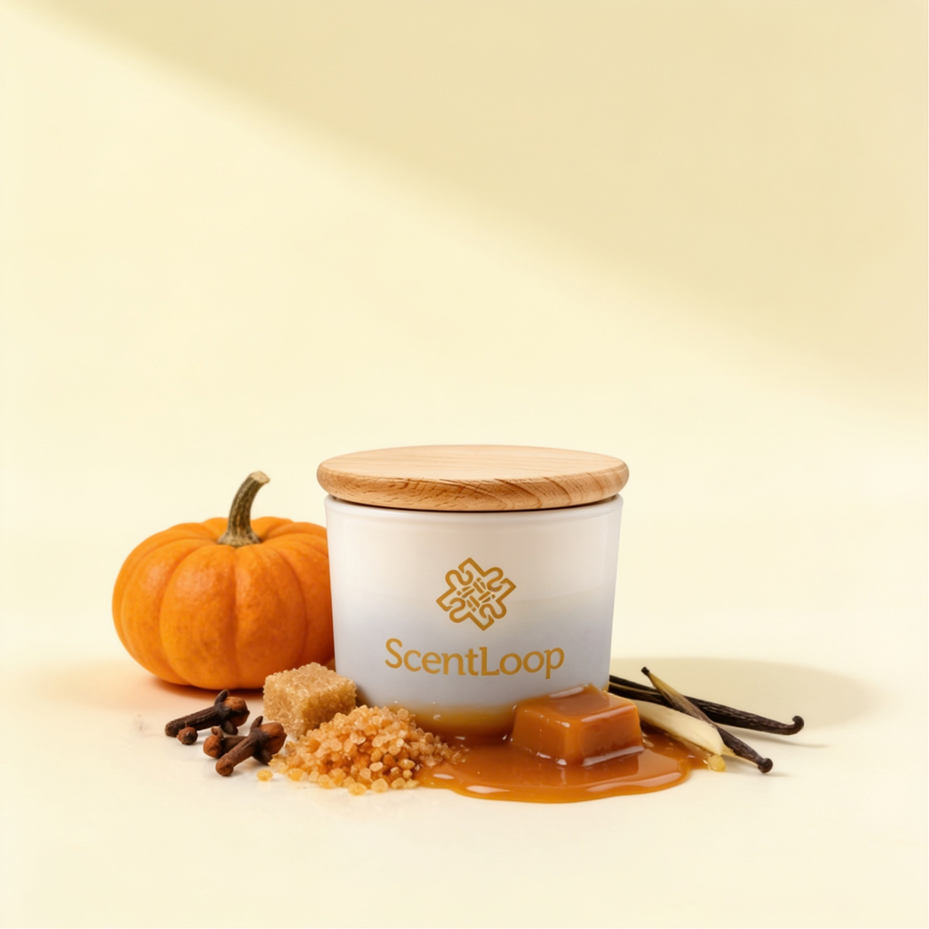 Κερί σόγιας κολοκύθα και σφένδαμος Pumpkin Spice Intense 100g