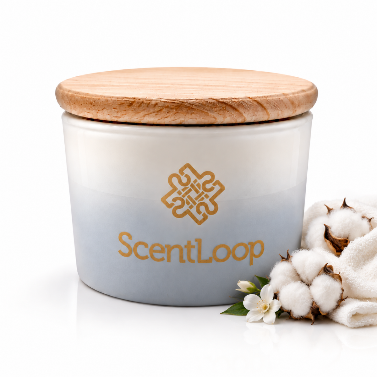 Szójagyertya friss mosás illattal Soft Linen Intense 100g