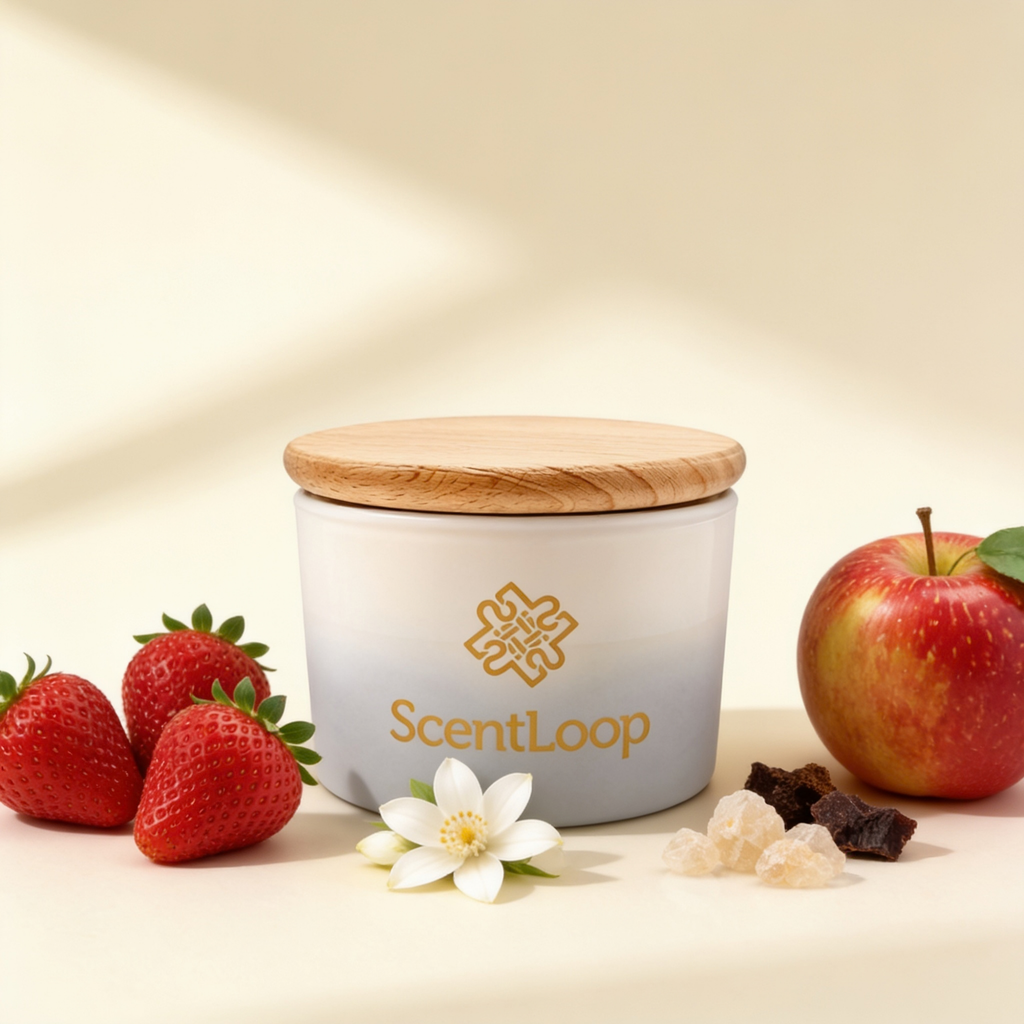 Świeca sojowa truskawkowa Strawberry Kiss Intense 100g