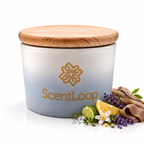 Bougie rafraîchissante en cire de soja parfum bergamote et orange Zanzibar Intense 100g