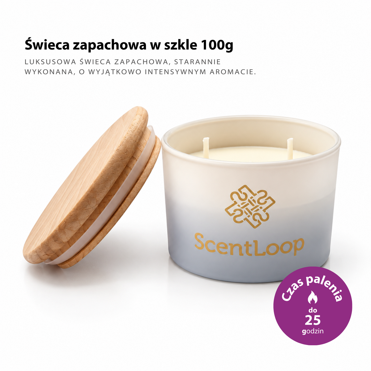 Gyümölcsös szójagyertya sárgadinnye, görögdinnye és uborka illattal Summer Melon Intense 100g