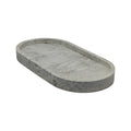 Dekorativní mramorový tác Podložka na svíčky Plain 175x90mm z sádry