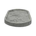 Dekorativní mramorový tác Podložka pod svíčky La Rosa 175x90mm z sádry